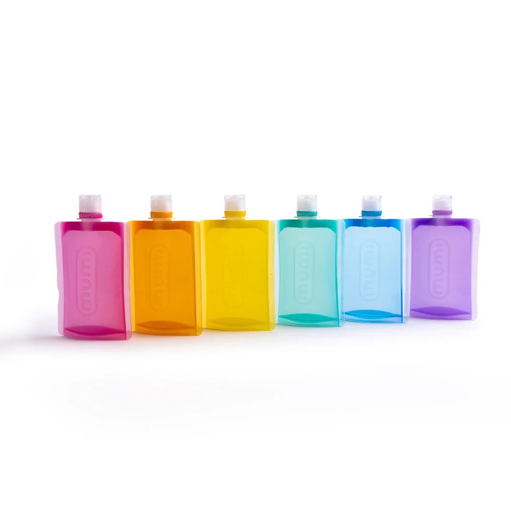Mumi Refillable Travel Bottles - Yellow