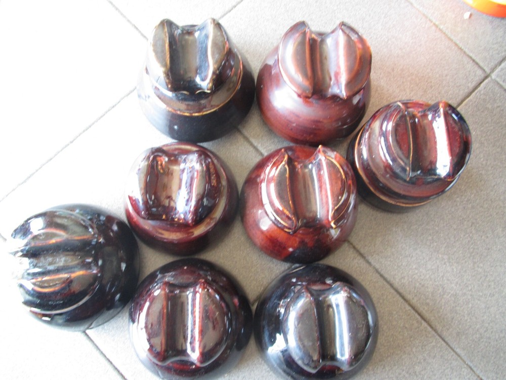 8 Pieces of Audiophile  Ceramic SPEAKER CABLE  ELEVATORS US made