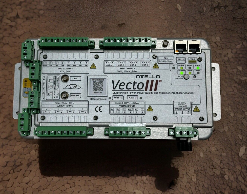 CTLAB   VECTO 3  Multifunction Power  Quality And Micro Synchrophasor  Analyser