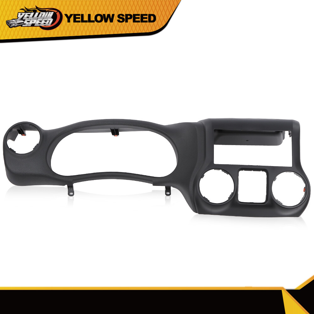 Fit For 2011-2014 Jeep Wrangler Dash Instrument Cluster Trim Panel Bezel New