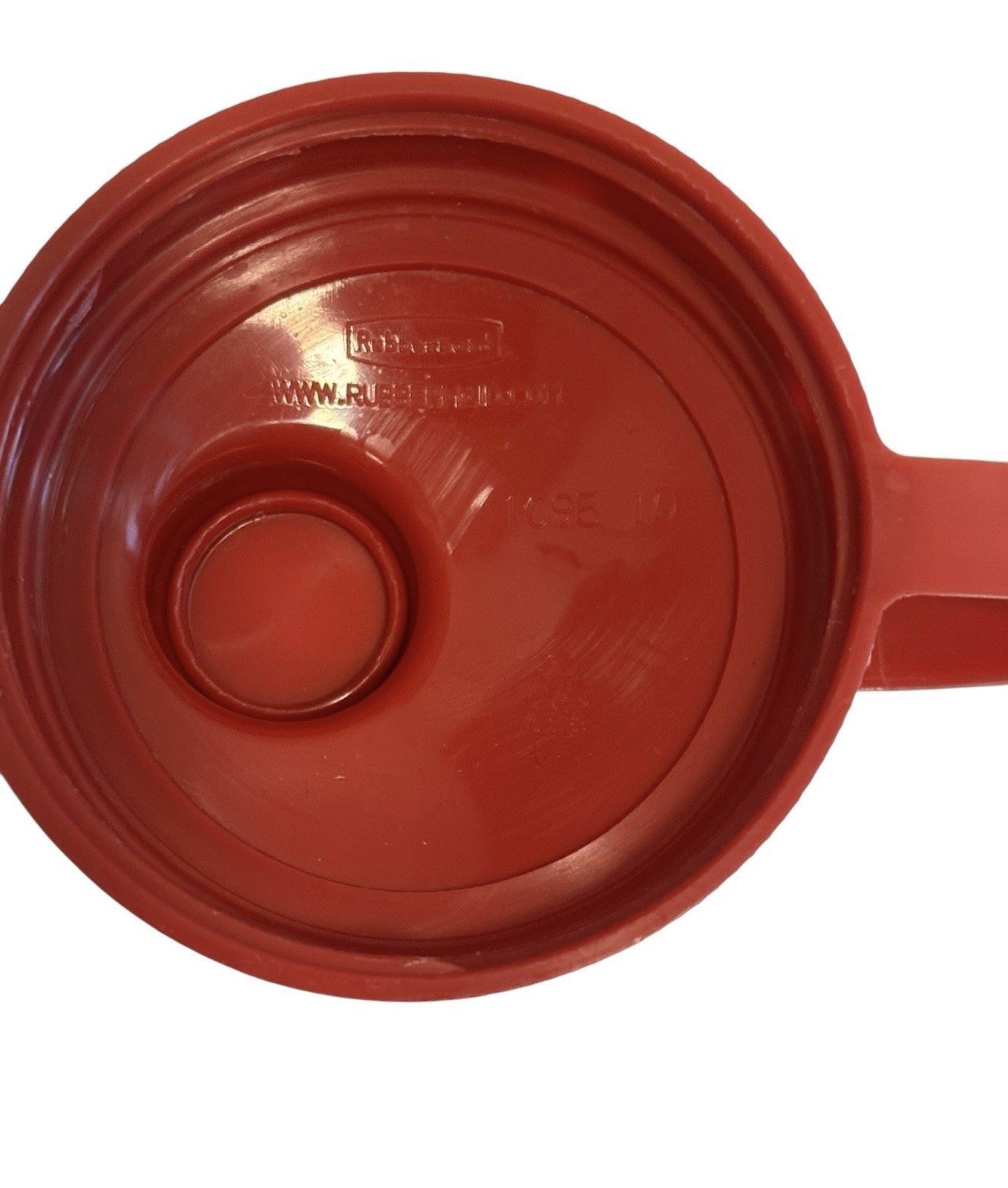 Rubbermaid 2 Quart Drink Bottle Mixer Mate Red Lid Cap 1.9L 64oz USA