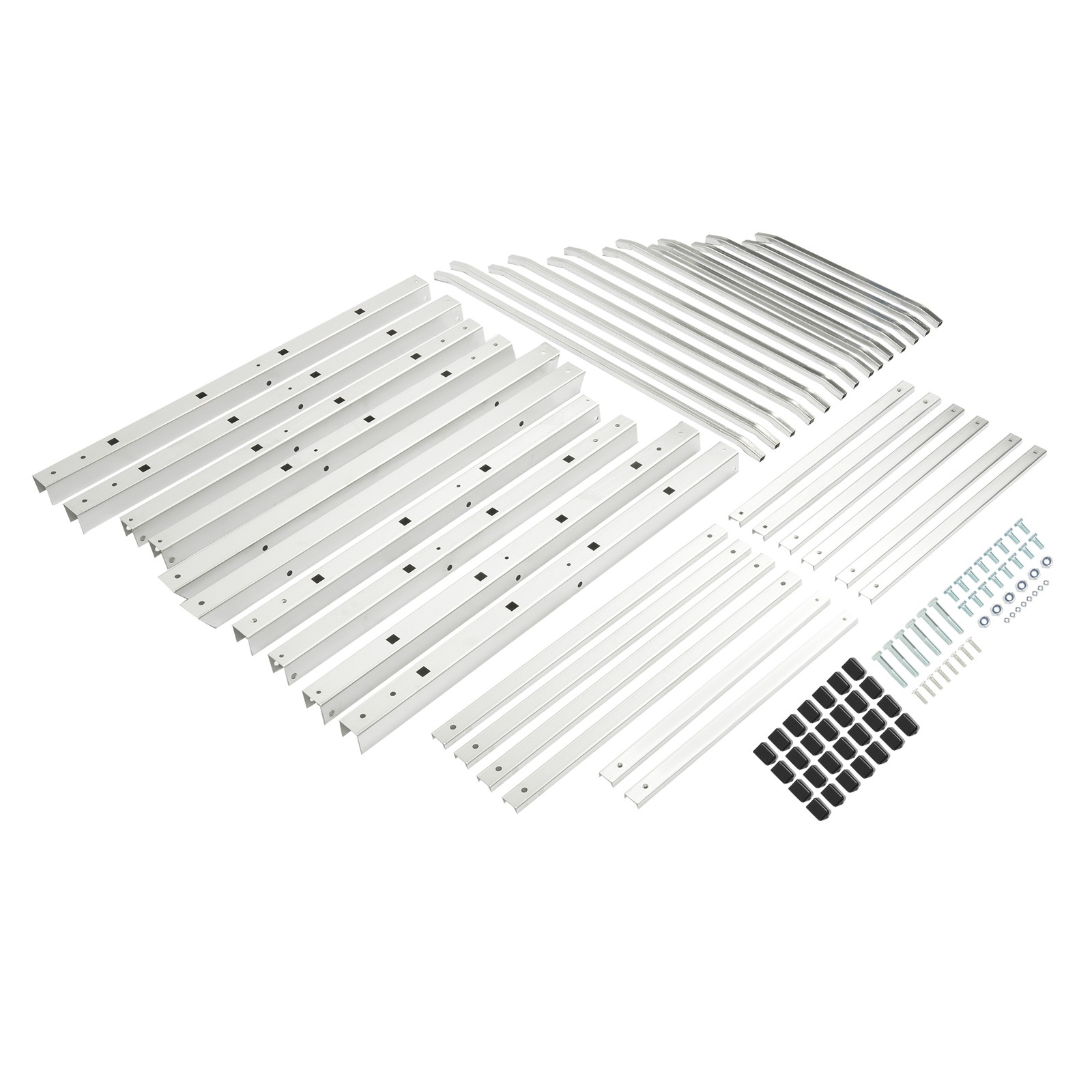 7-Tier Horizontal Storage Rack 5FTx 3FTx5 1/2FT Floor Standing Lumber For Garage