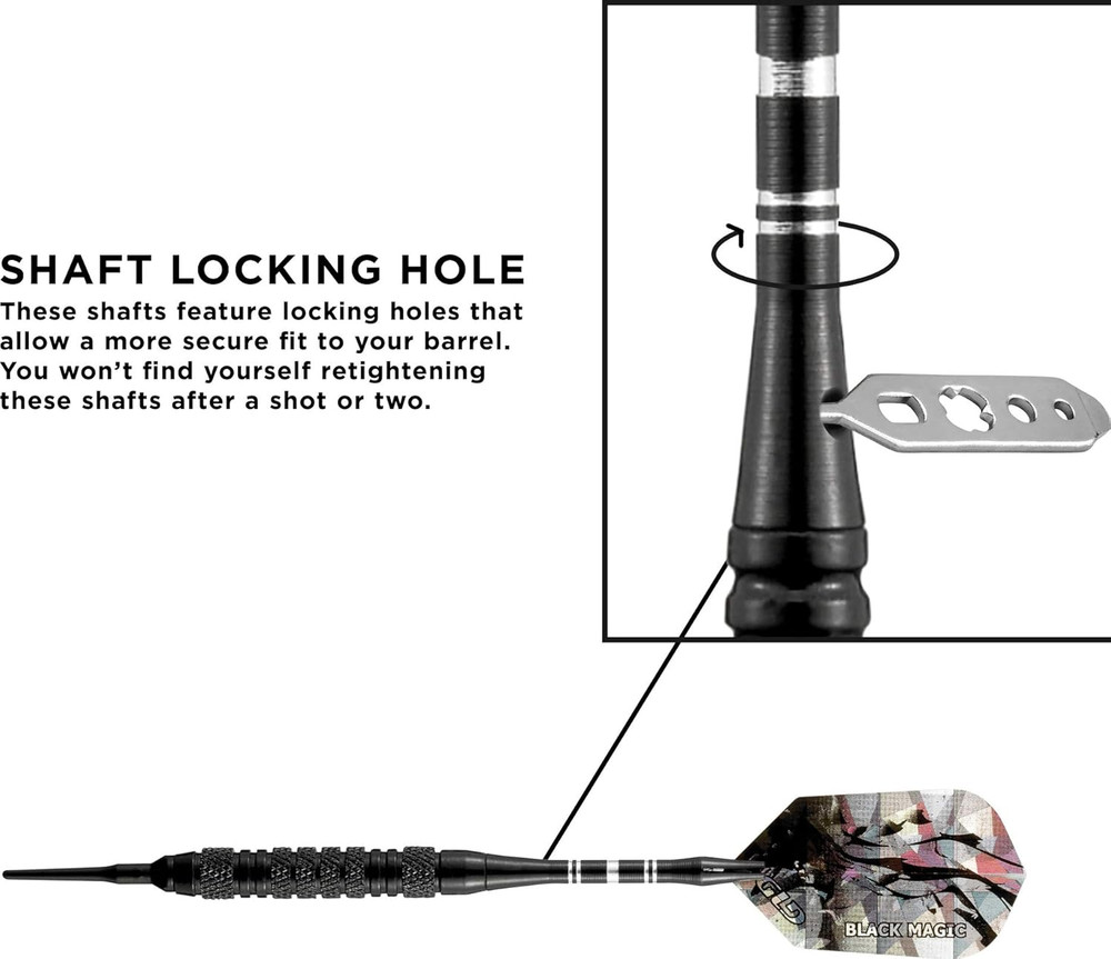 Black Magic Soft Tip Darts, 18 Grams