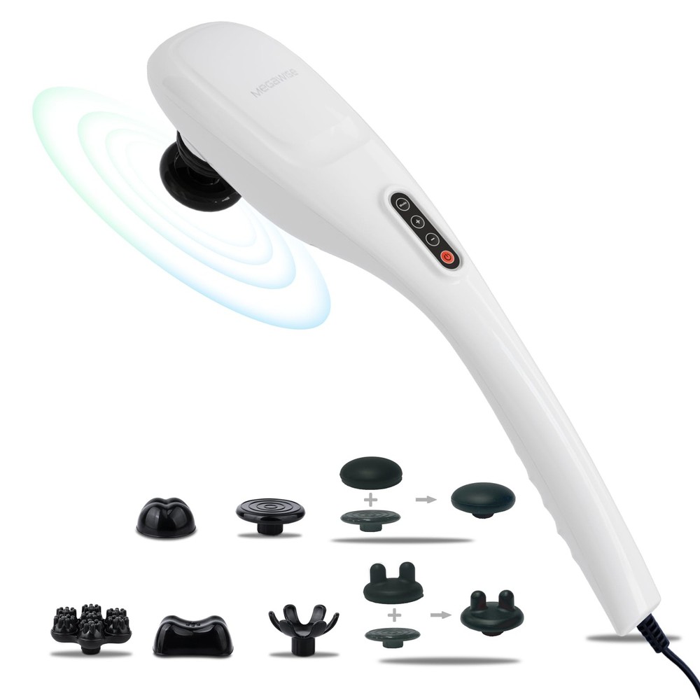 Handheld Back Massager | Deep Tissue Percussion Relief for Back, Neck, Should...