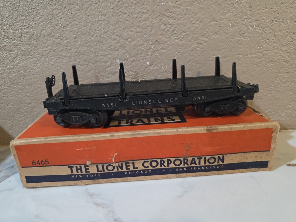 Lionel Automatic Lumber Car 3451 With A Box