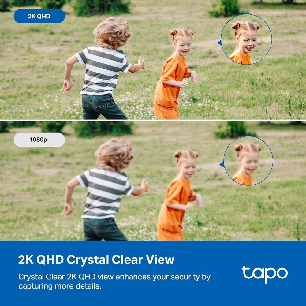 Tapo TP-Link 2K QHD Security Camera, Indoor/Outdoor, 𝟮𝟬𝟮𝟰 𝗣𝗖𝗠𝗮𝗴...