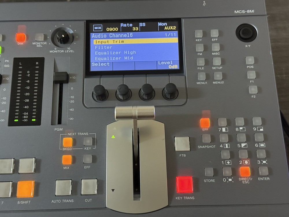 Sony MCS-8M HD/SD Video Compact Switcher - U89