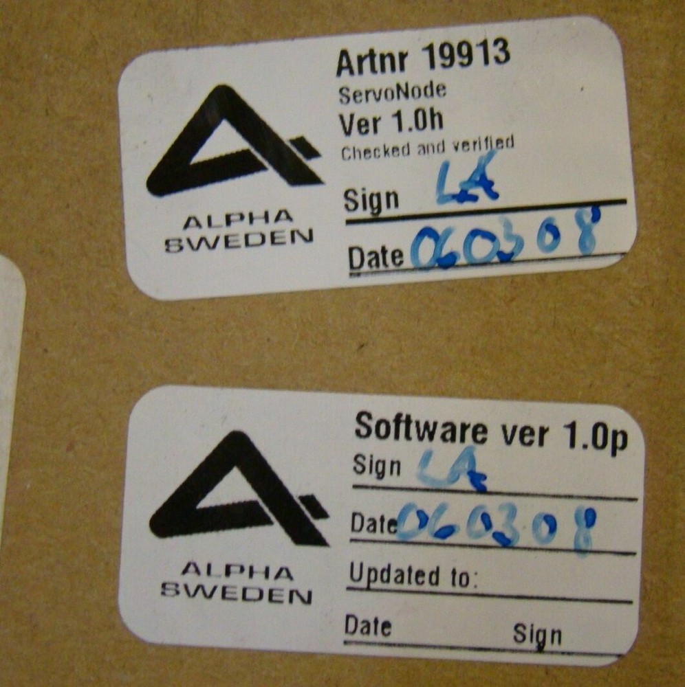Alpha Sweden Servonode Pos/Drive, 19913