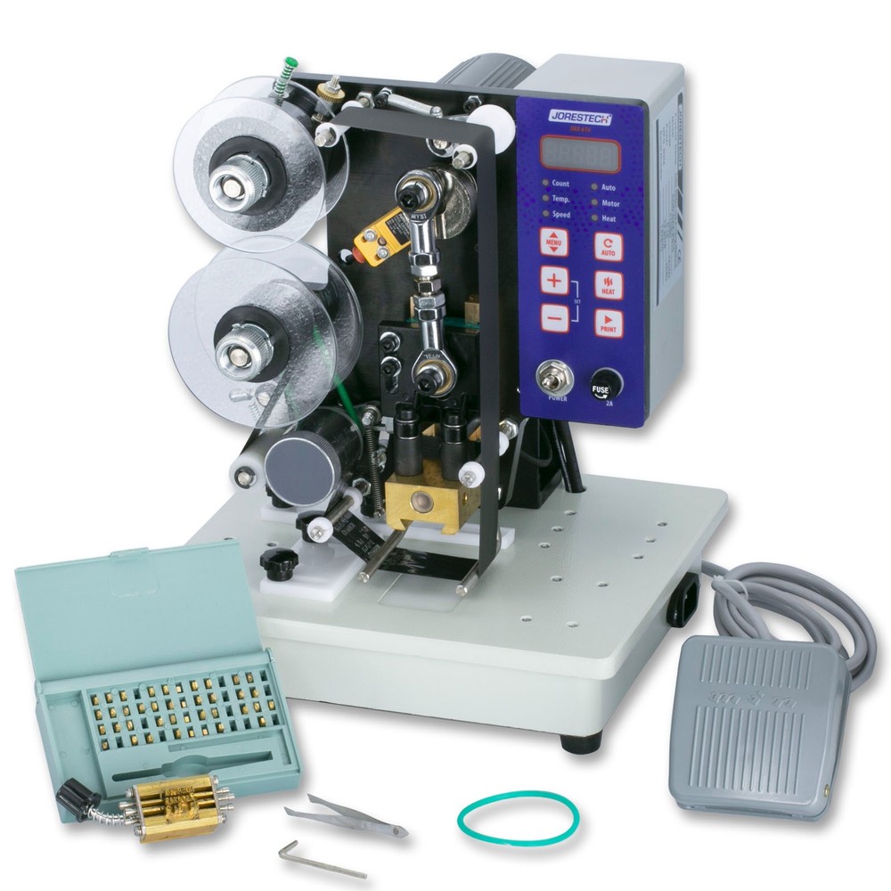 Semi Automatic Hot Foil Stamping Coding Digital Machine Batch Date Code Printer
