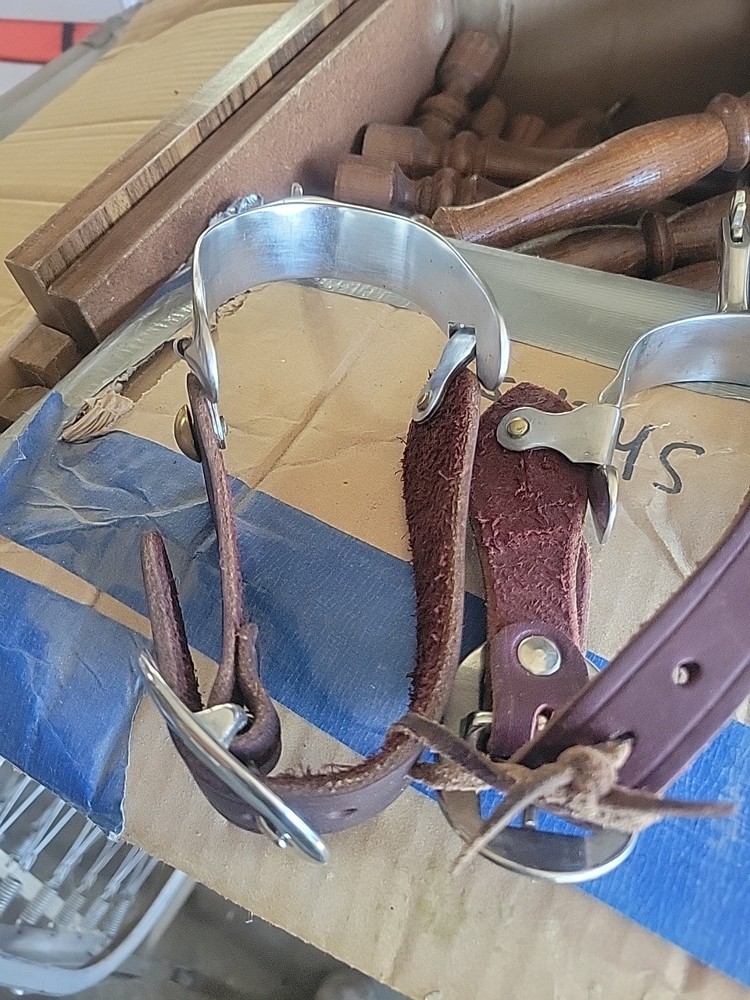 Vintage Nickel Silve Spurs