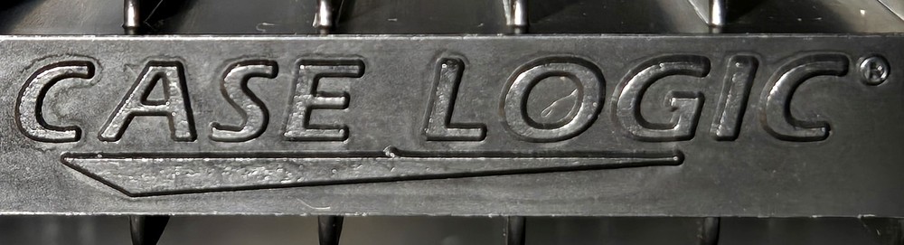 Vintage Case Logic CD Storage Organizer Hard Plastic Rack Wall Mountable