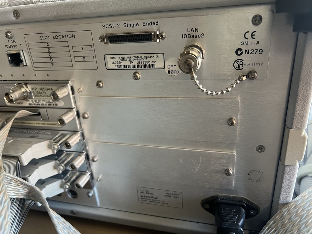Agilen 16702A Logic Analysis system