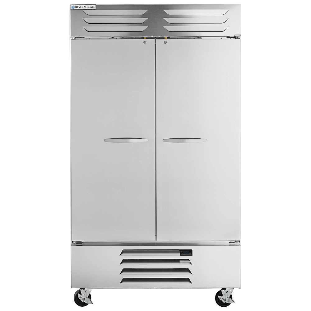 Beverage-Air 47" Two Section Solid Door Reach-In Refrigerator