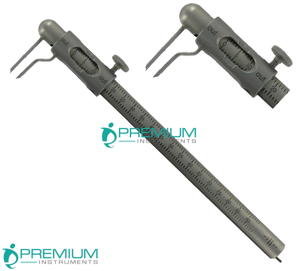 10× Dental Micro Boley Gauge Material Teeth Size Measuring Premium Instruments