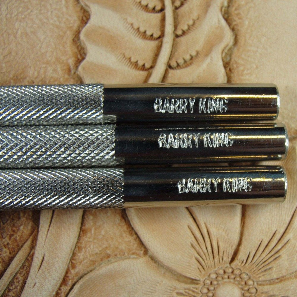 Fiberglass Background Stamp Set, Barry King Leather Stamping Tools