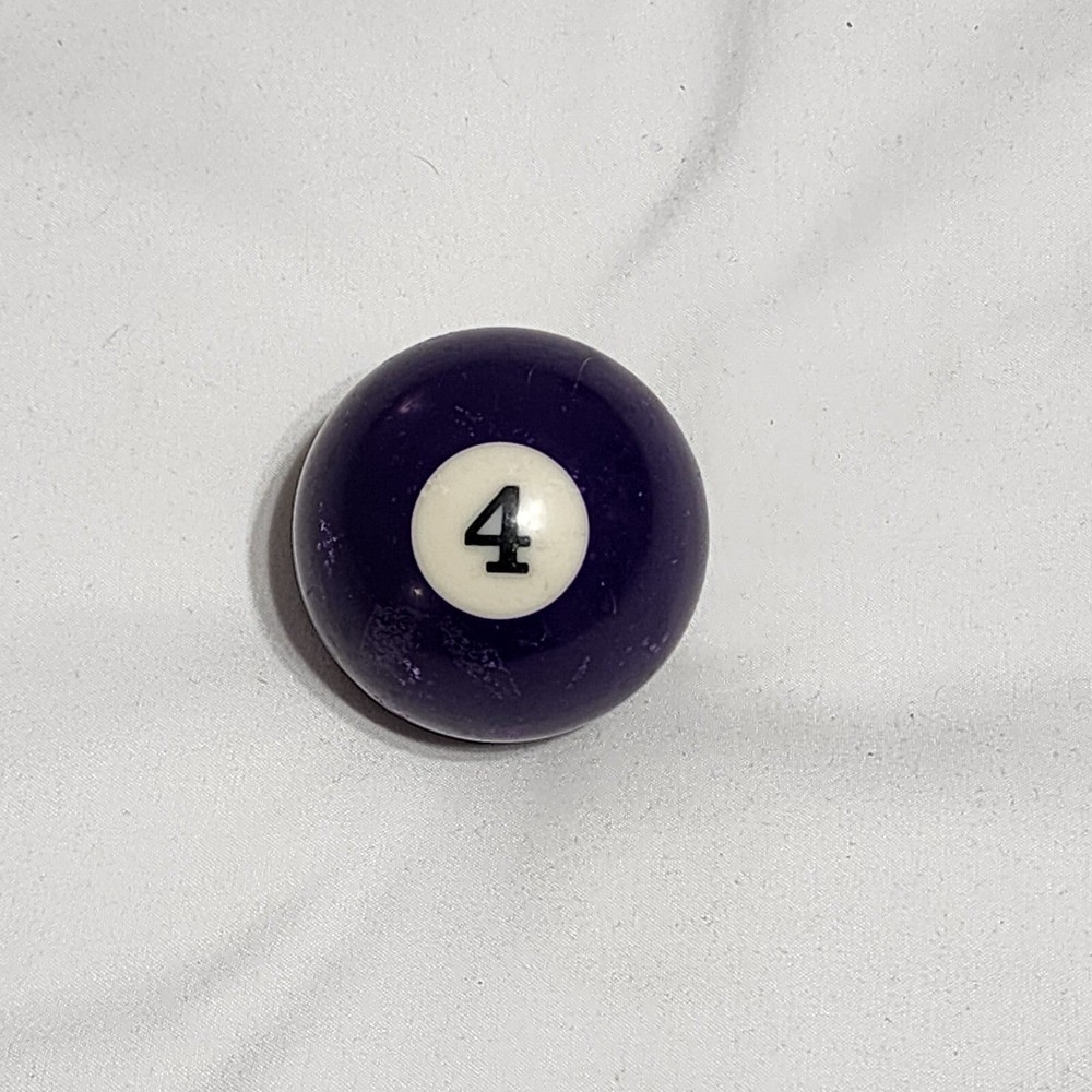Pool Table Replacement Ball #4 Solid Purple Ballard's