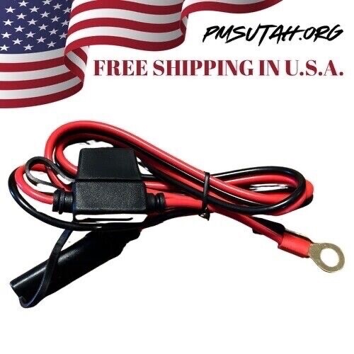 Motorcycle Battery Charger Cord Plug For Tender Cable Quick Connect Extra Long