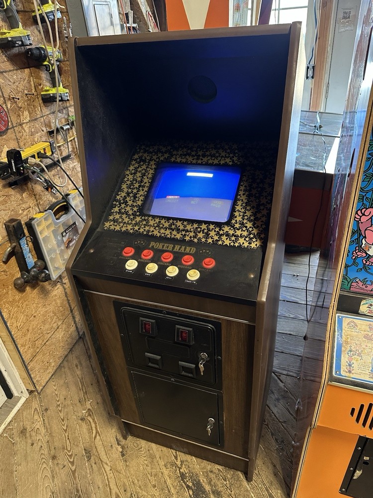 Poker Hand Gambling Arcade Game *WILL SHIP*