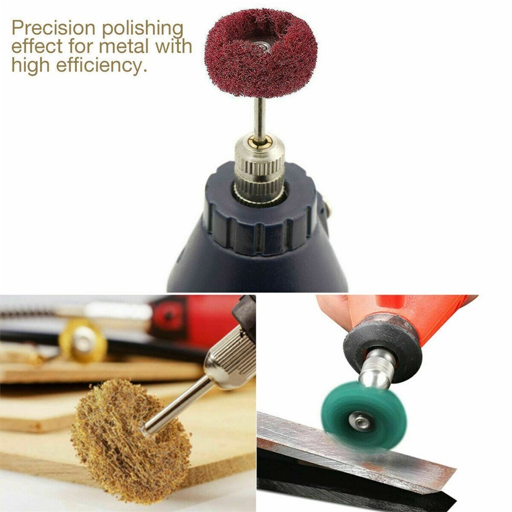 Effective Rust Deburring and Polishing with 4pcs Set Nylon Buffing Brush