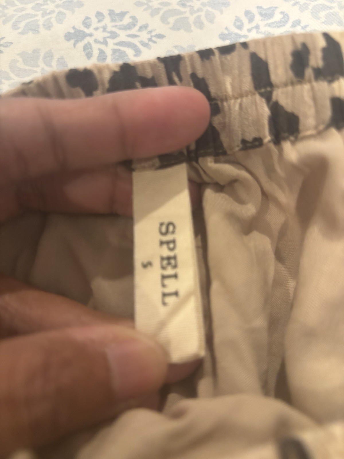 Spell Designs Belle Mare Skirt Small Leopard Print Ruffle