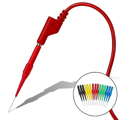 15pcs Test Back Probe Pin,Wire Piercing Insulation Back Probes Probe Non