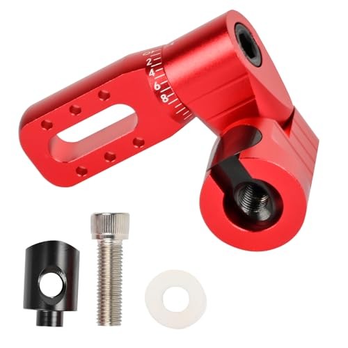 Archery Single Side V-Bar Mount - Adjustable Bow Stabilizer Quick Red