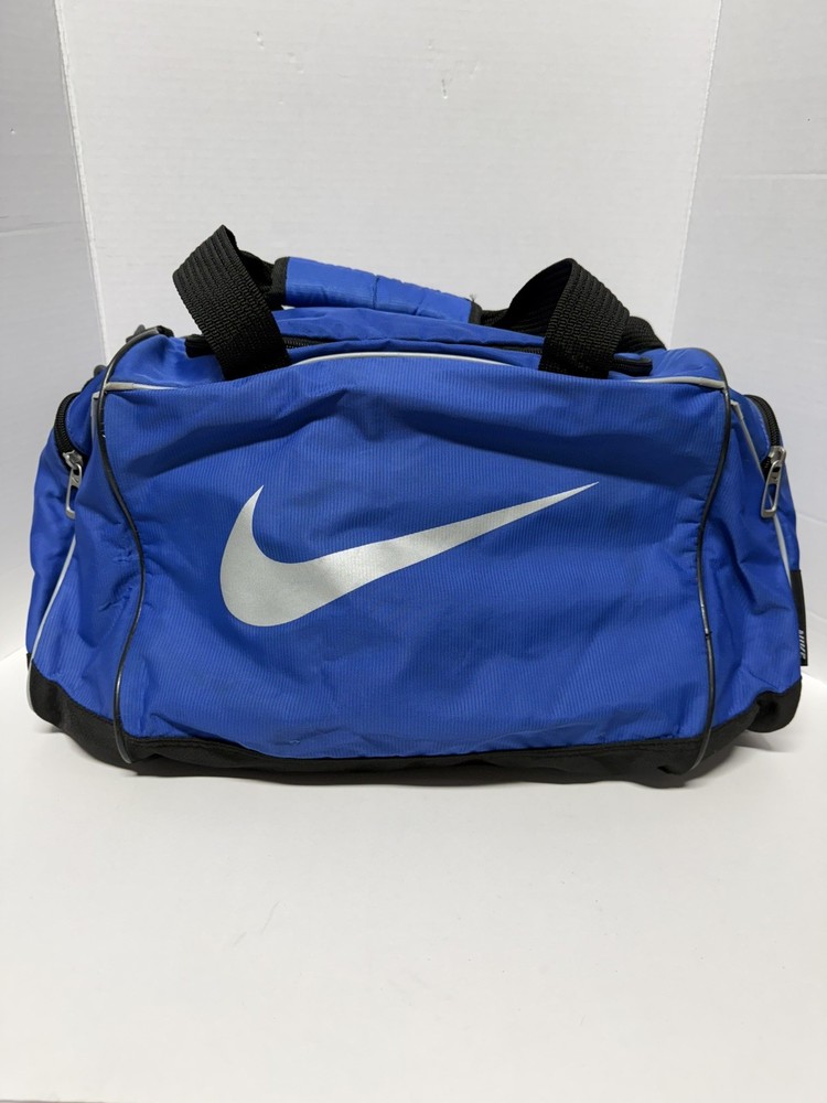 Nike Blue & black Medium Duffel/Gym Bag Handle & adjustable Shoulder Strap