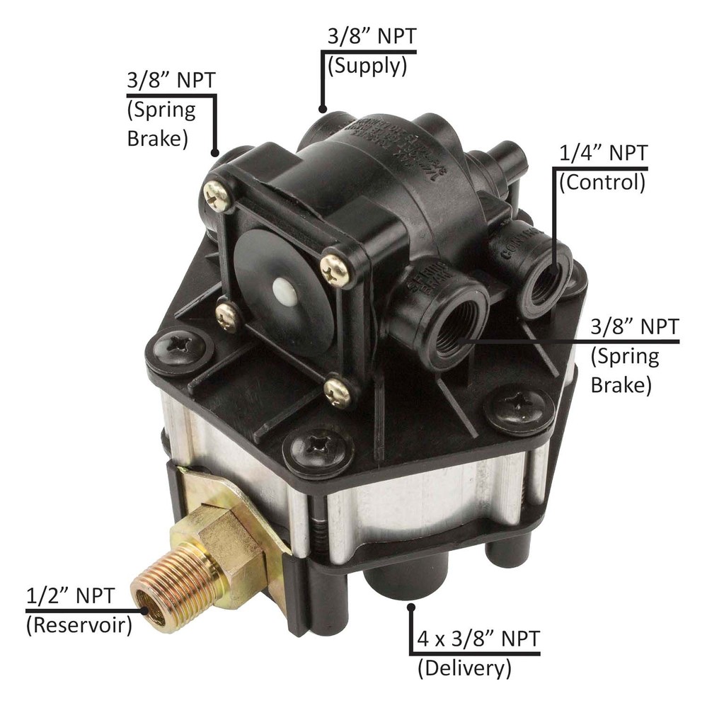 FULL FUNCTION TRAILER VALVE - FF2 FF-2 - REPLACES KN28601