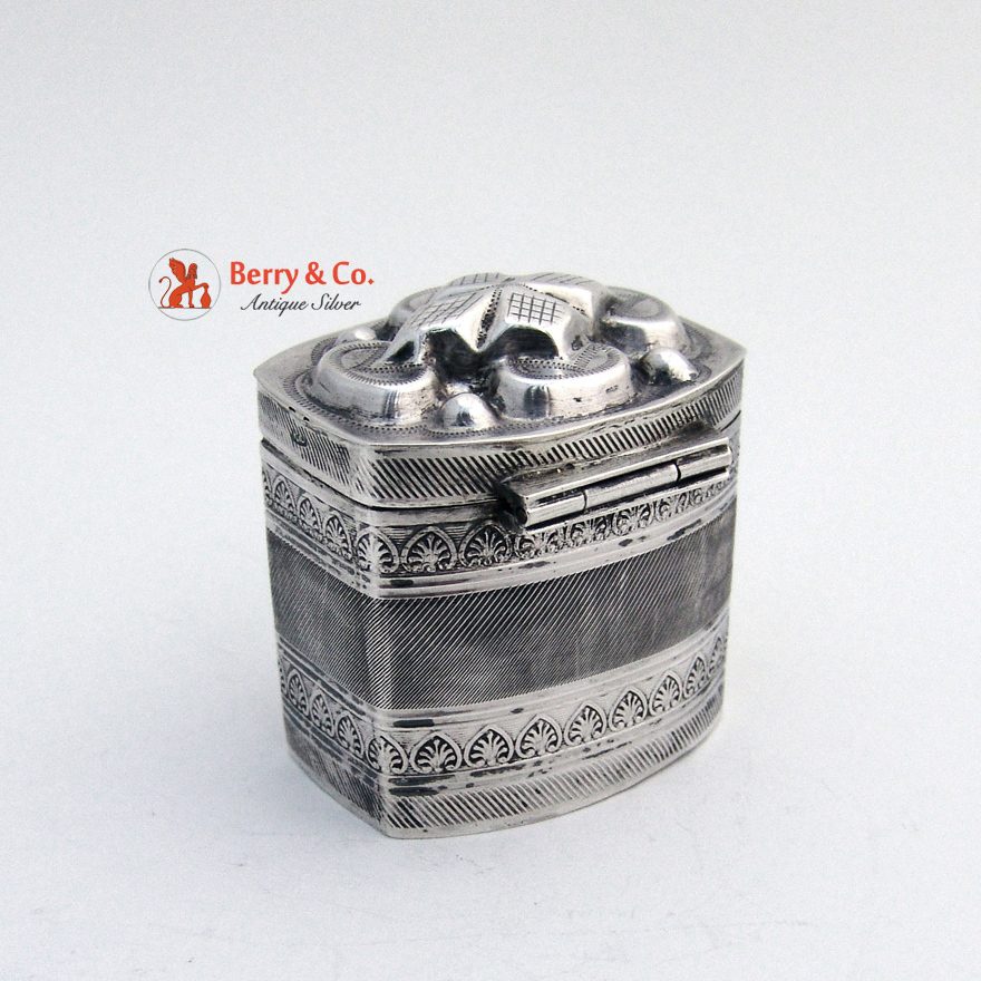 Dutch 800 Silver Peppermint Box