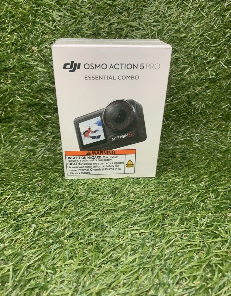 DJI Osmo Action 5 Pro 40MP 4K Waterproof Action Camera Essential Combo Black ✅