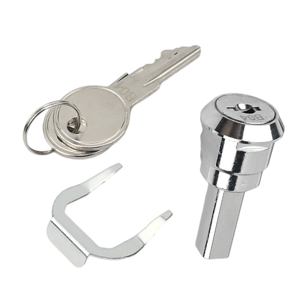 Toolbox Lock Iron Cabinet Insert Linkage Drawer Lock 180° Rotation Unlocking