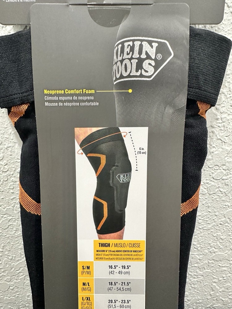 Klein Tools 60624 Knee Pad Compression Sleeve, L/XL