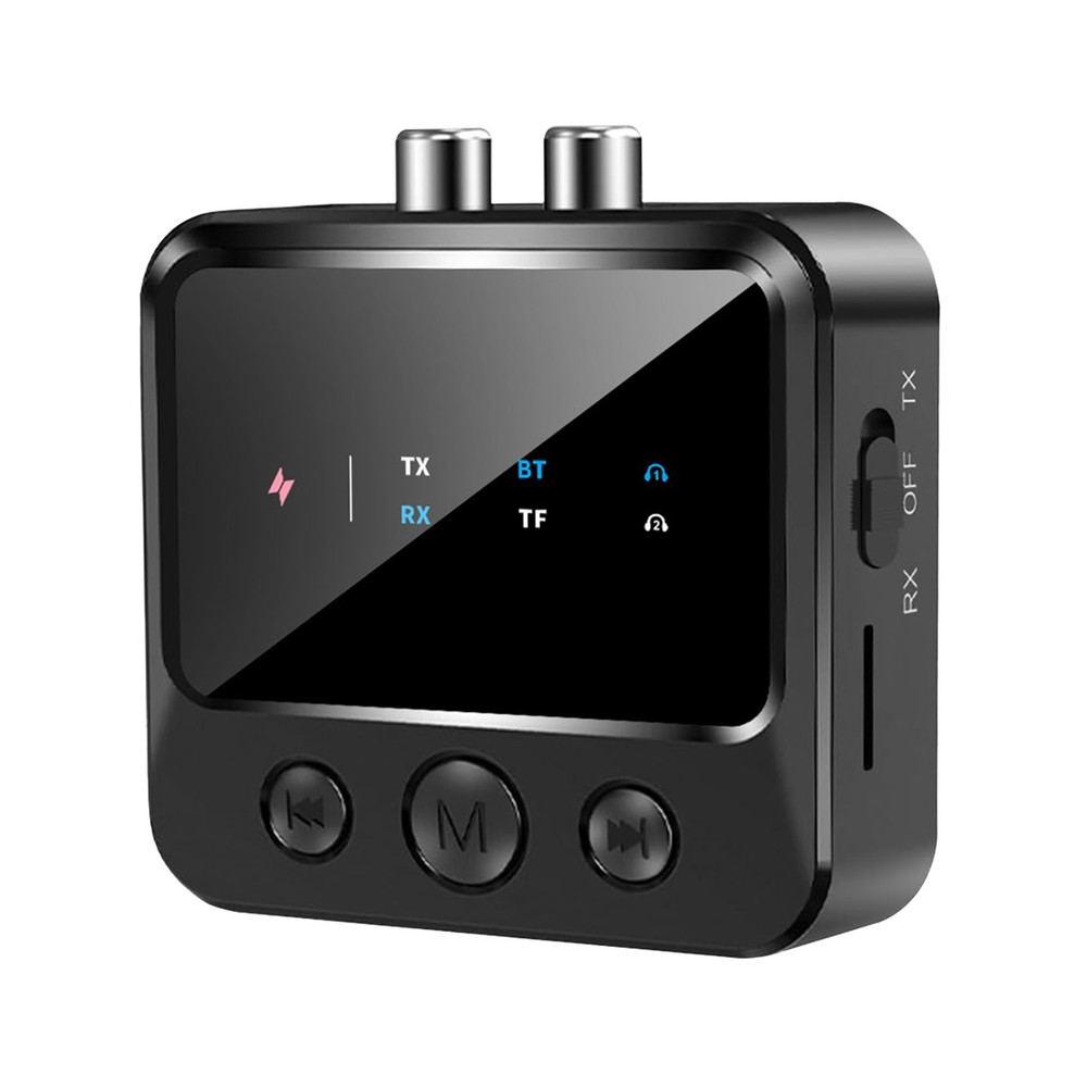 Bluetooth 5.4 Wireless Transmitter Receiver HiFi Audio Music Adapter AUX RCA