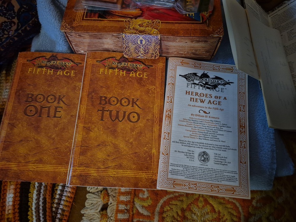 DragonLance Fifth Age Box Set 1998 AD&D TSR — Complete