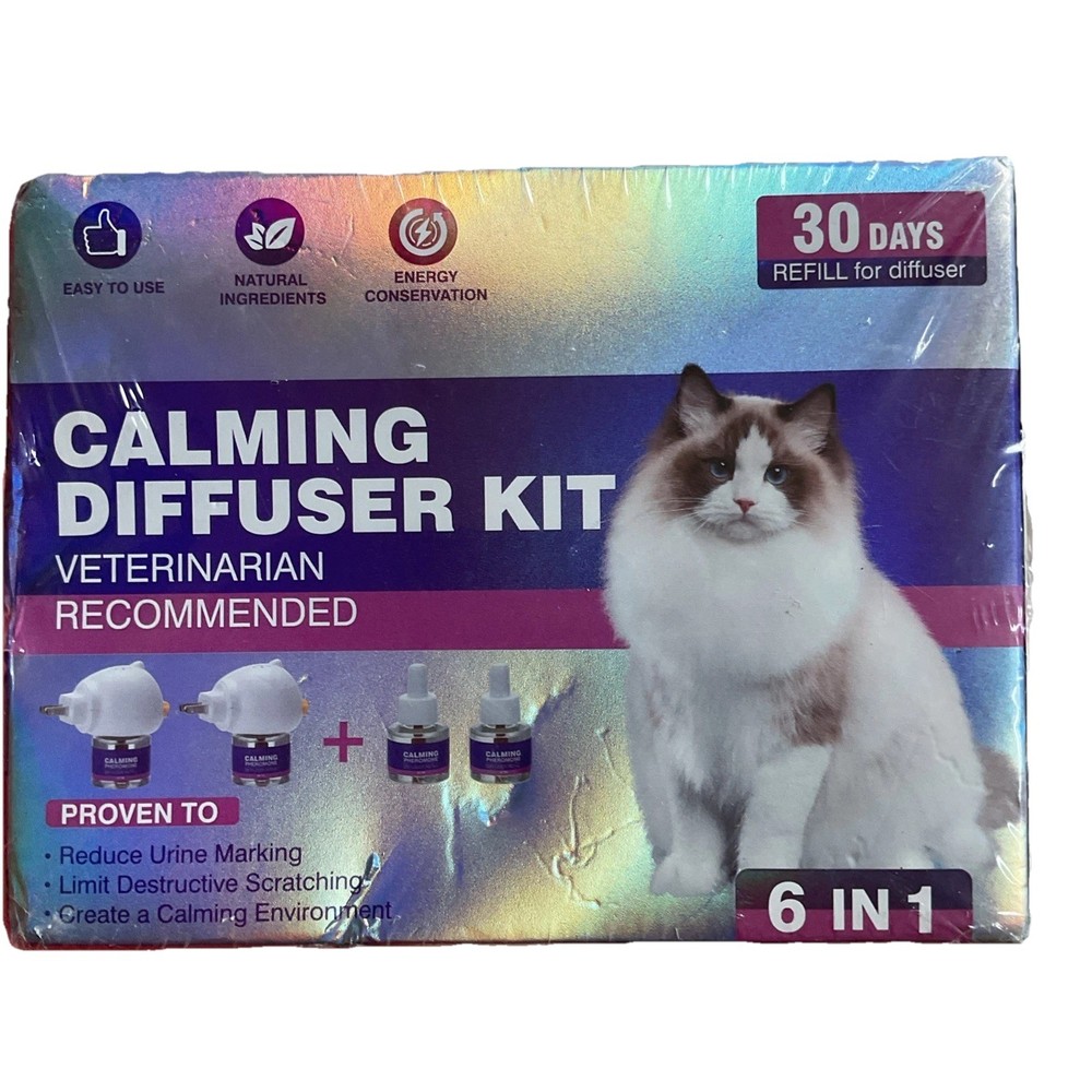 Cat Calming Diffuser Kit  6 In 1 Kit Limit  Scratching Urine Marking Calming