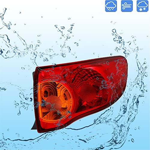 Outer Right Tail Light Assembly Replacement for Corolla OE-Style 2009-2010