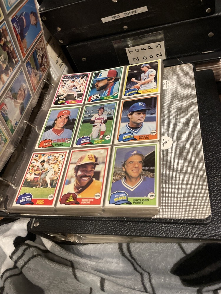 1982-2000 Random Binder Page (18 Cards Per Page, 3 Or More Guaranteed RC’s.