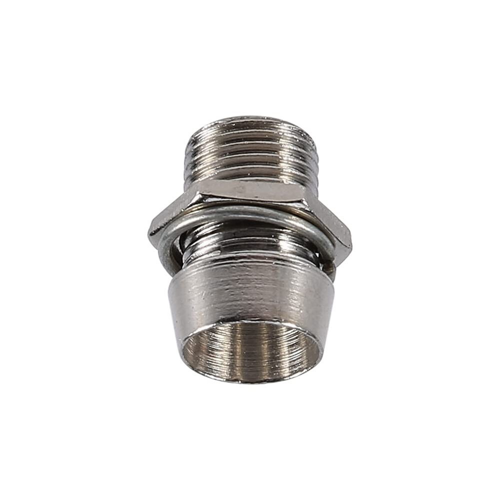 Secure and Waterproof LED Holder Set for 5mm Diode Lighting - 50 pcs Silver