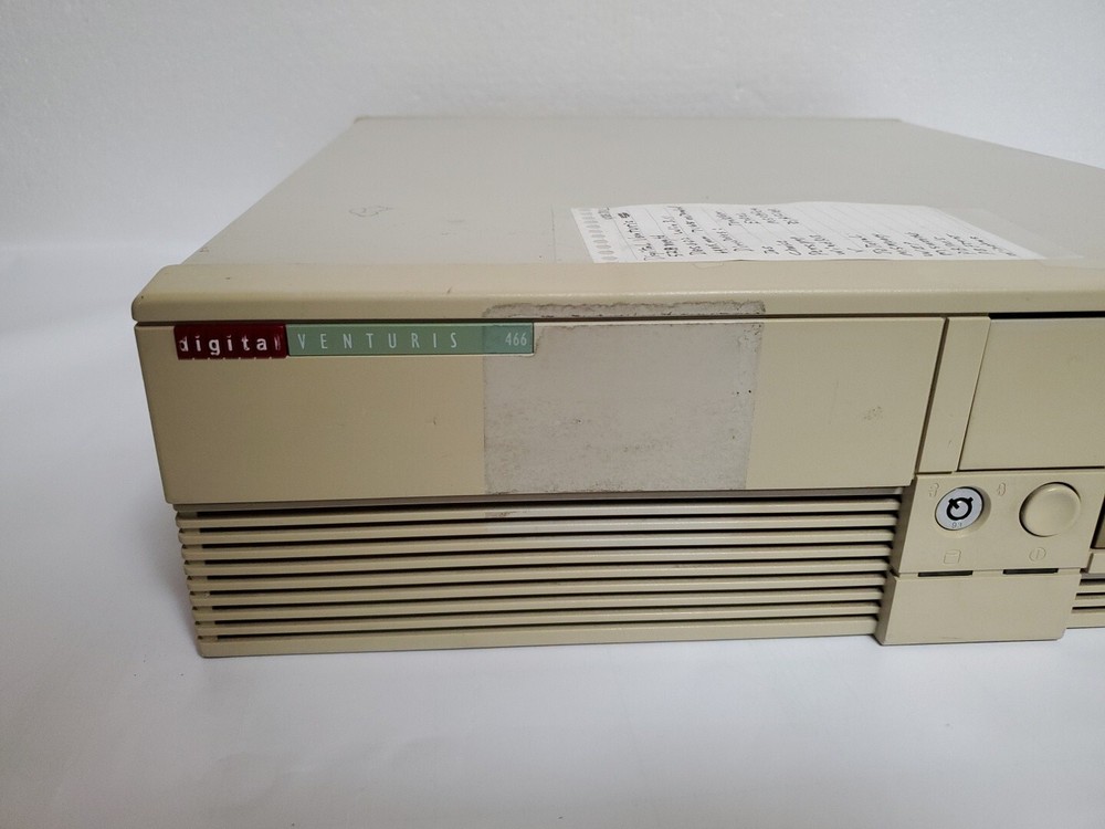 Digital Venturis 466 Computer DEC 854WW, Powers On & Boots Win 3.1 -AS IS *READ