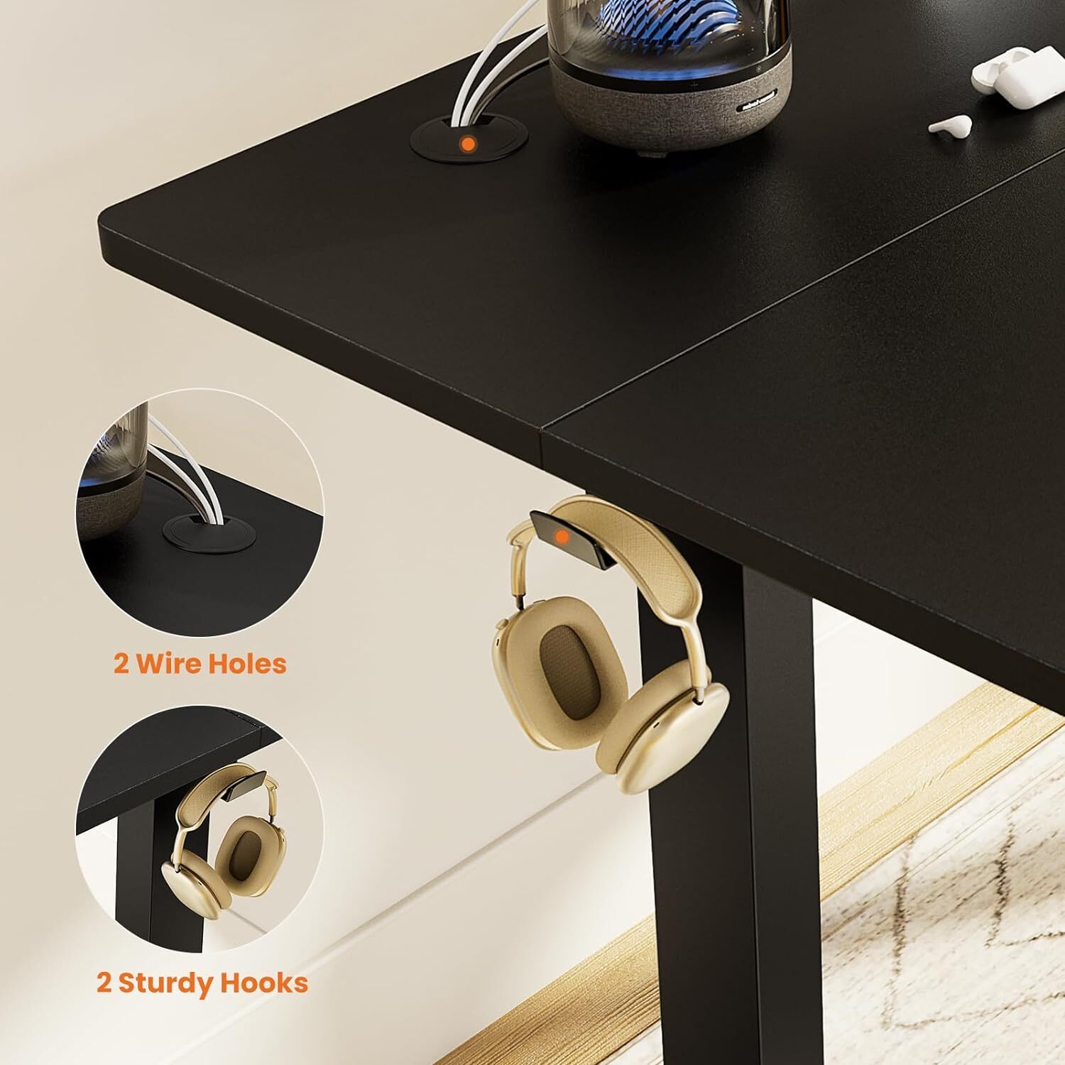 Electric Standing Desk Home Office Height Adjustable Computer Ergonomic Table