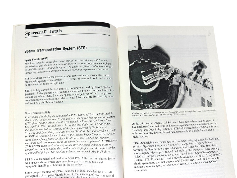 TRW Space Log 1982-1983 Booklet 49 Pages