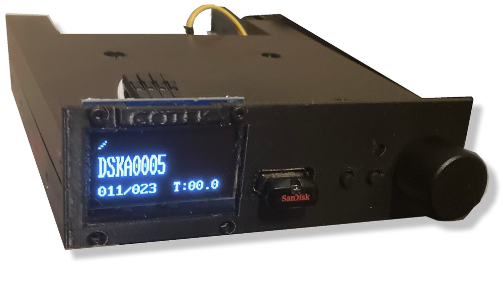 Gotek Extended Floppy Emulator Large OLED 32/39mm Bezel
