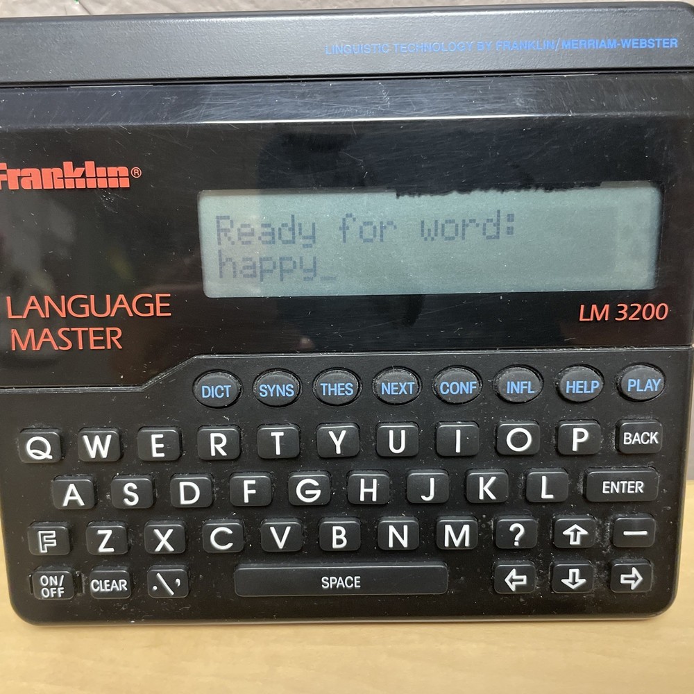Franklin Language Master LM 3200