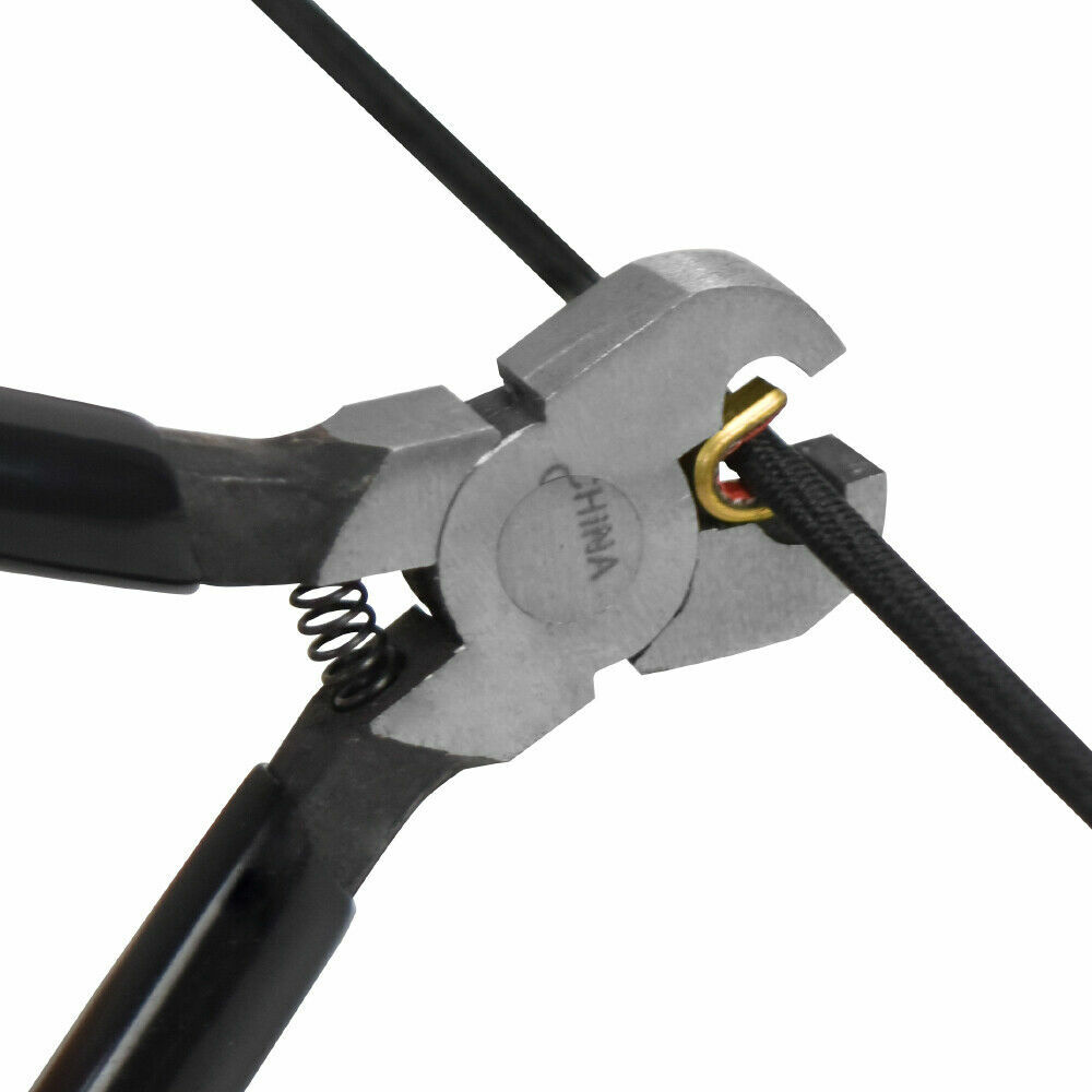 1 Set Pliers With 4pcs Brass Buckle Clip Knocks Archery Bow String Nocking Tool