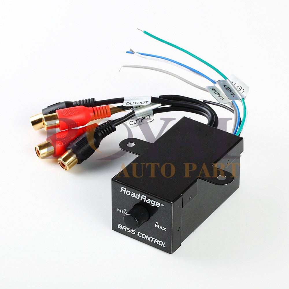 Amplifier Gain Controller with Hi and Low Level Inputs Bass