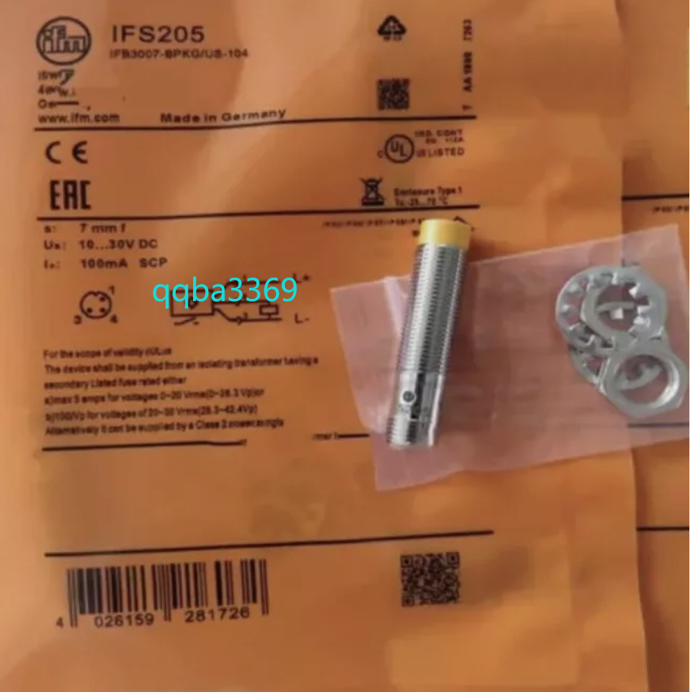 1PCS NEW FOR IFM Proximity Switch IFS205 Switch Sensor QQA