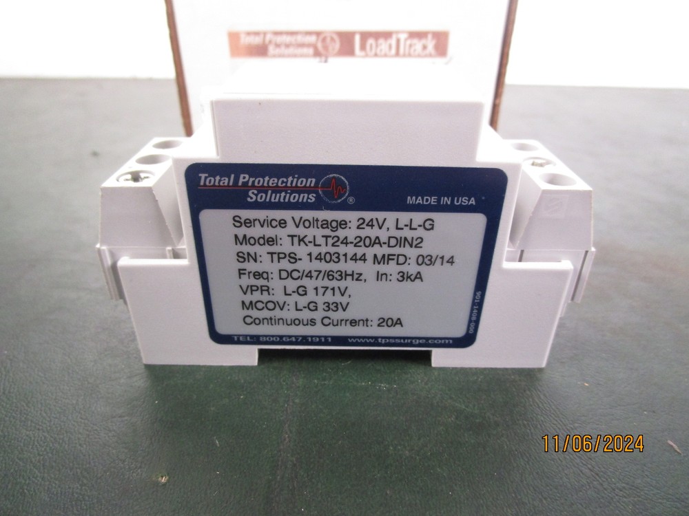 TPS TK-LT24-20A-DIN2 Surge Protective Device NOS