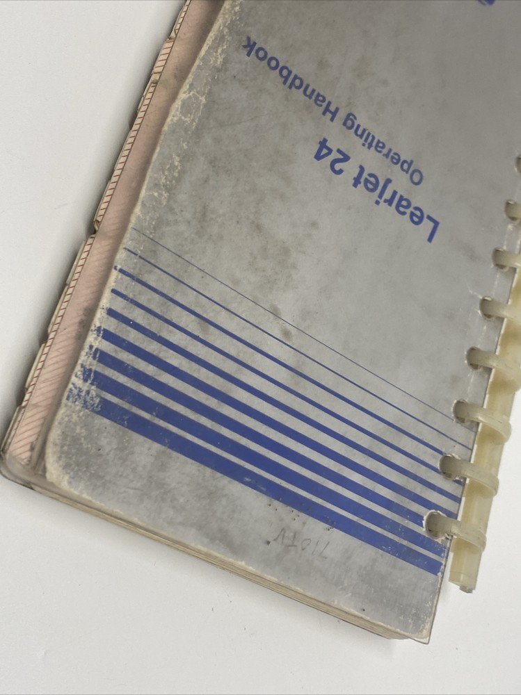 LearJet 24 Operating Handbook SimuFlite