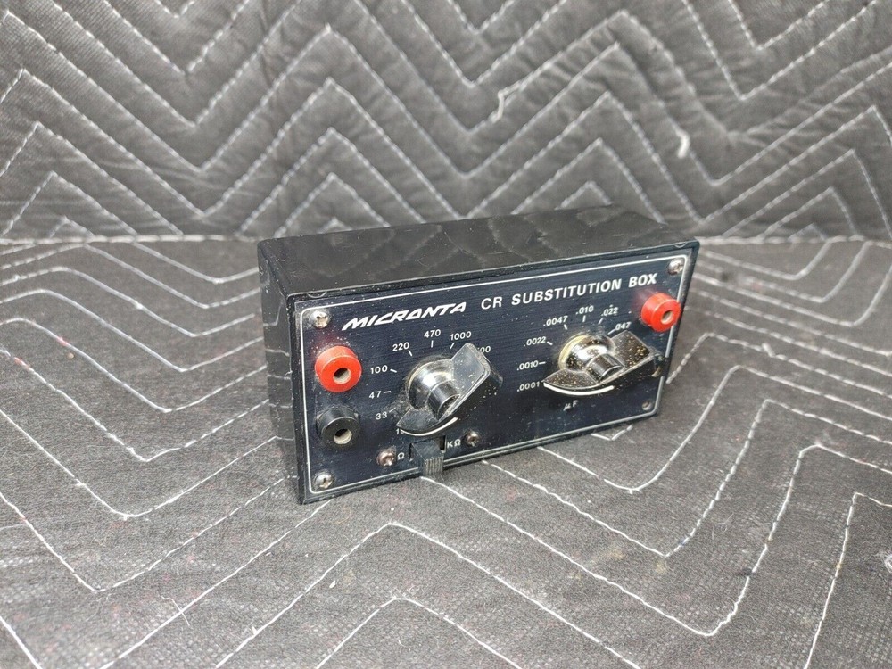 MICRONTA CAPACITOR RESISTOR SUBSTITUTION BOX