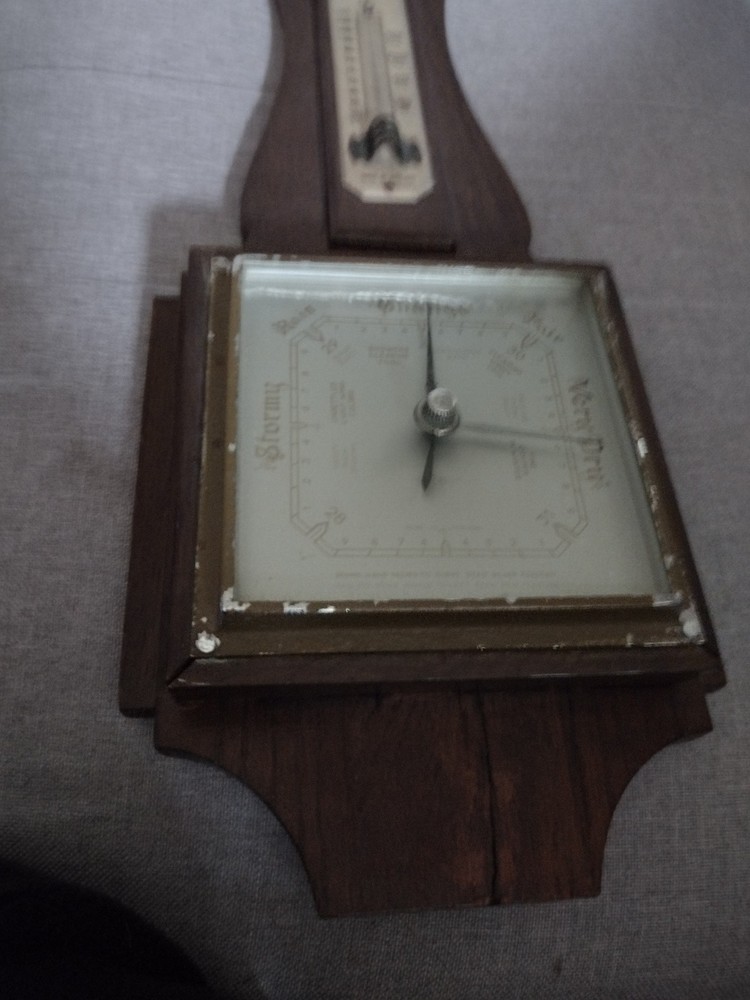 Vintage British Barometer - Missing Thermometer